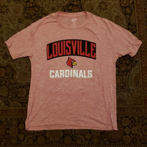 New Men's Pro-Ad Sports Louisville Cardinals T Shirt Size Small S NCAA Football