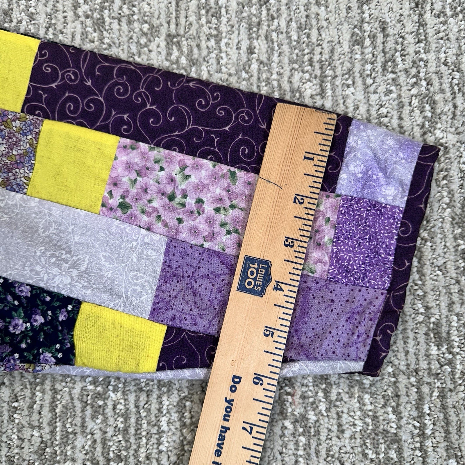 Multicolor Quilted Patchwork Boxy Open Front Card… - image 7