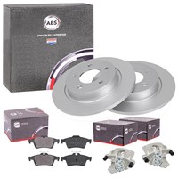ABS Bremsscheiben + BelÄGe + SÄTtel Hinten Passend FüR Mazda 3 BK BL + 5 CR19 CW