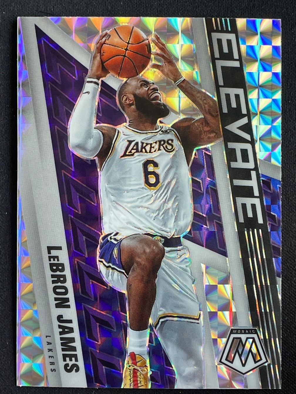 LeBron James 2021-22 Panini Mosaic Elevate Silver #6