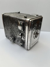 Photographers Vintage Camera Trinket Box W. E. Smithe, hinged, velvet lined
