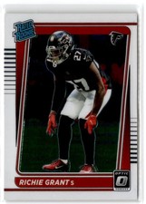 2021 Donruss Optic Rated Rookie Richie Grant RC #269 Atlanta Falcons