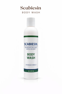 Scabiesin Body Wash 6.0oz   Shower & Bath Treatment for Scabies-Prone Skin