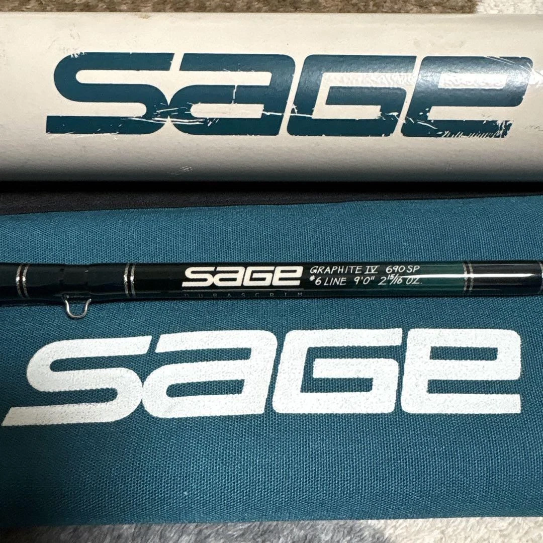 SAGE GRAPHITE Ⅳ　690SP Sage 690 SP Graphite IV 9' - 6 weight 2pc Fly Rod - Spinoza Rod