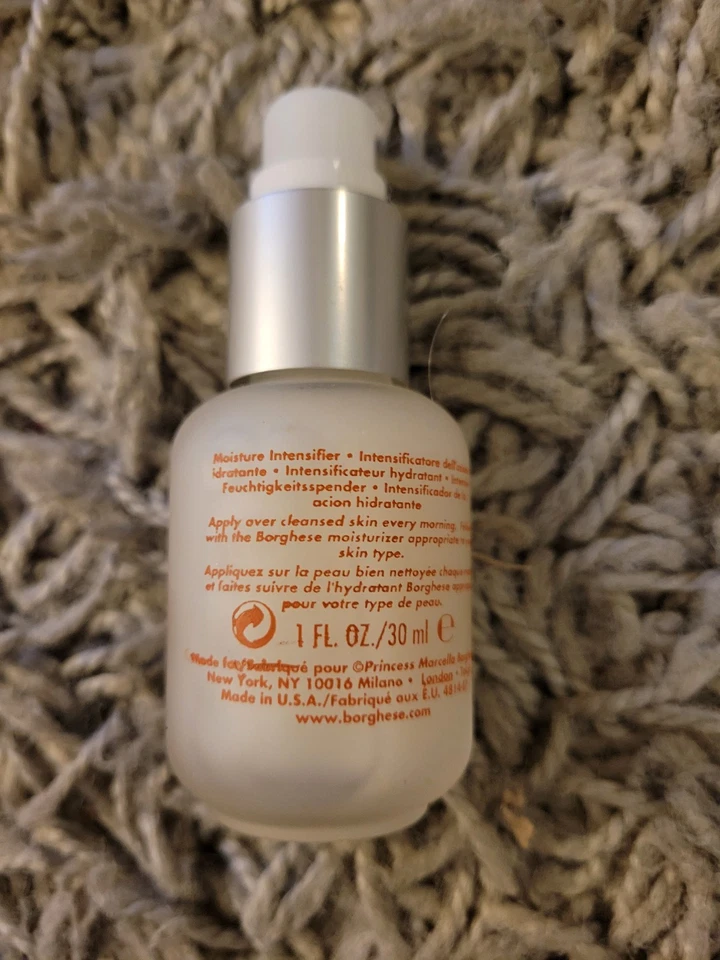 Borghese CuraForte hidratante facial intensificador de umidade 1,0 fl. oz. Novo - Imagem 2 de 2