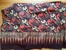 Sari Sarees Scarf Skirt Batik Print Pure Cotton 40" x over 3 yards 