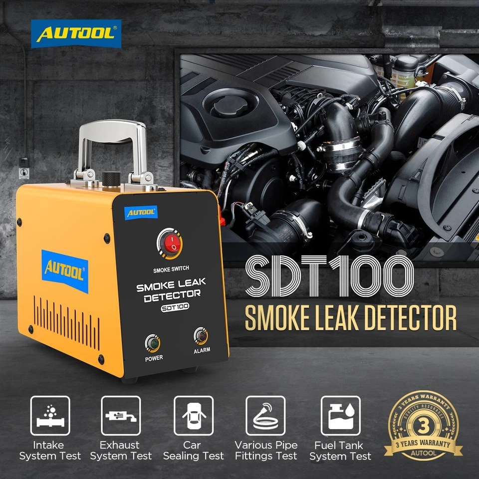 EVAP Machine Smoke Leak Detector Automotive Car Pipe Vacuum Diagnostic Tester UK - Image 2 of 4