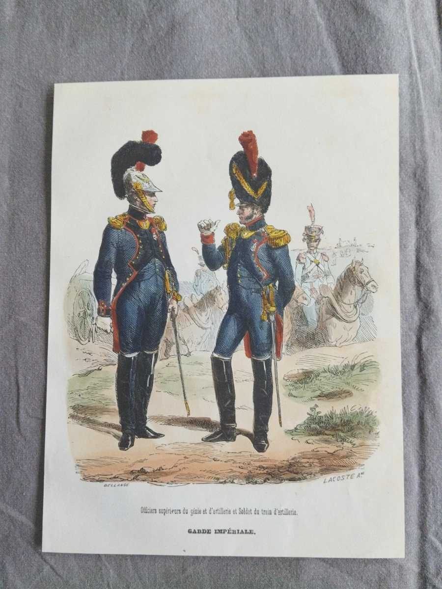 95 Soldats De Papier 90mm - Garde Impériale Second Empire 1867