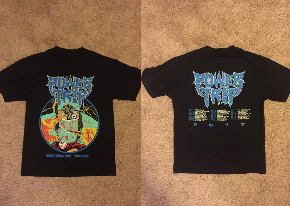 2 Sides Power Trip Band 2017 tour Black Unisex S-5XL Shirt IA292