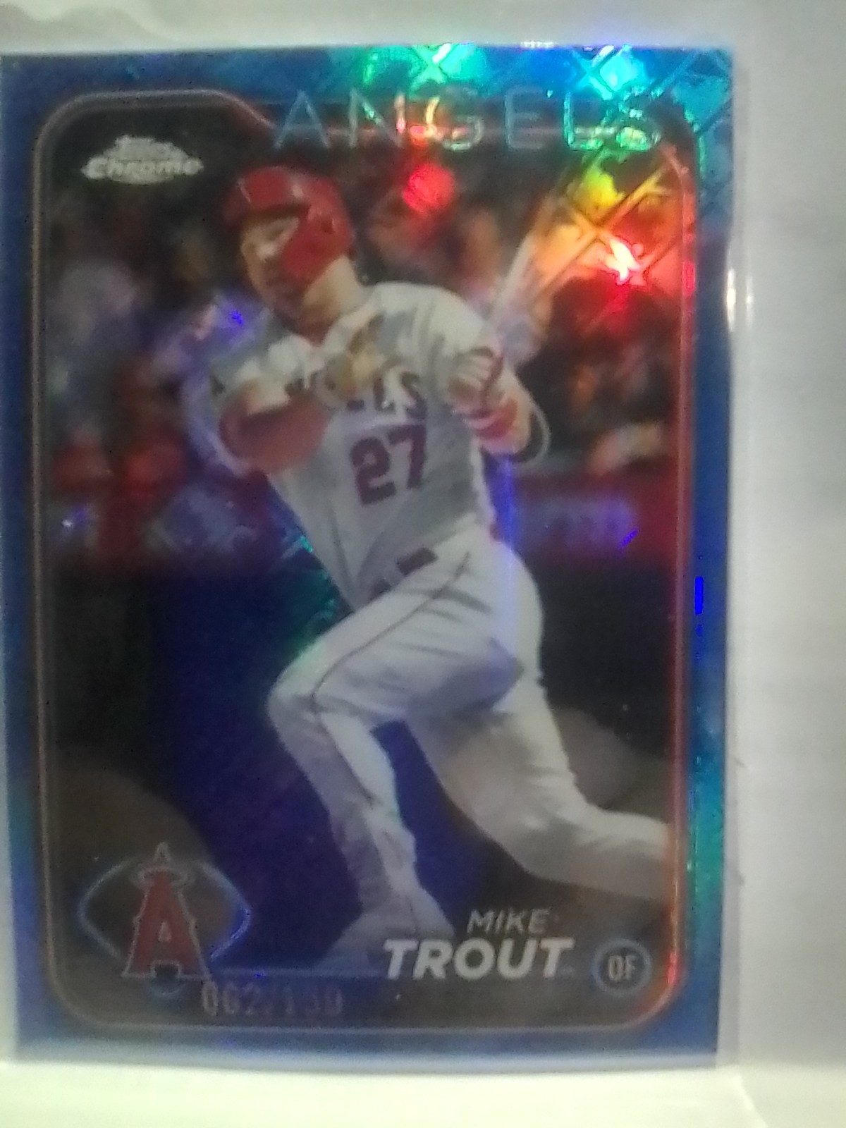 2024 Topps Chrome - Mike Trout #200 Blue Refractor /150