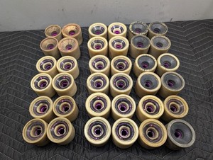 Venom Cannibal Longboard Wheel Bundle Lot 76mm 76A Purple