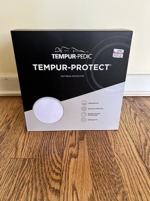 Tempur-Pedic Protect Mattress Protector Full Waterproof Moisture Wicking New