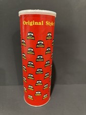 Vintage Red Pringles Light Potato Chips Can Empty w/ Top Lid 1970's