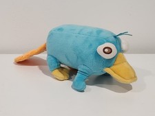 Perry the Platypus Phineas and Ferb 10" Plush Stuffed Animal Disney Store Teal