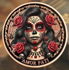 Amor Fati Memento Vivere Novelty Coin