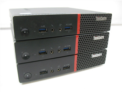 Lenovo ThinkCentre M600 Desktop J3710 1.60GHz 8GB RAM 256GB SSD Lot of 3