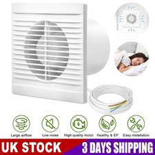 Silent Bathroom Extractor Fan Standard 100MM Kitchen Basement Bathroom