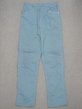 QI13458 VINTAGE 1960s  WRANGLER  HIGH WAIST WOMENS JEANS sz13/14 SLIM