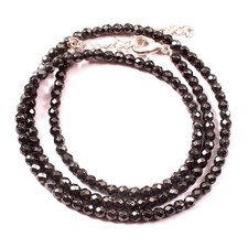 Natural Black Diamond Beads Strand, Natural Diamonds Beaded Necklace Jewelry