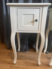 Laura Ashley Roslind Bedside Table Cabinets (Pair) cream Shabby Chic