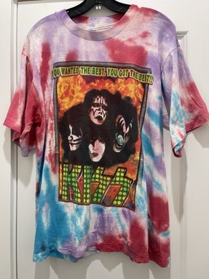 KISS Band Shirt 1996 You Wanted The Best You Got The Best Alive Tour Vintage