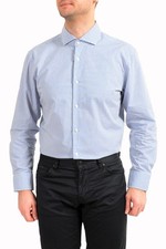 Hugo Boss Men's "Mark US" Sharp Fit Plaid Dress Shirt US 16.5 IT 42 34/35