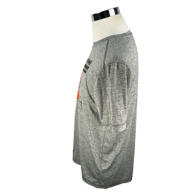 Majestic Athletic Cleveland Browns Hyper Logo Gris Anthracite Chiné T