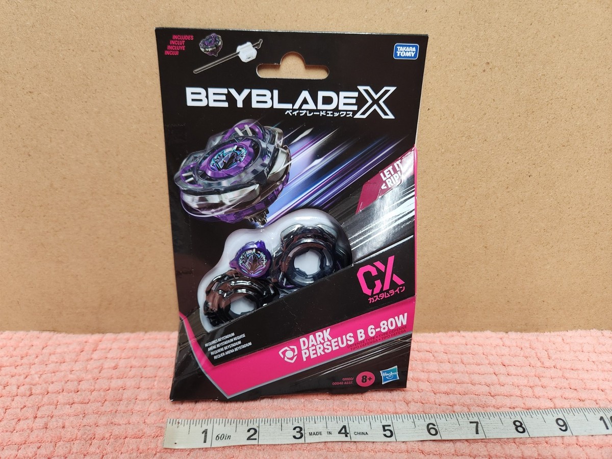 Hasbro Beyblade X Dark Perseus B 6-80W Defense Type Beyblade Pack