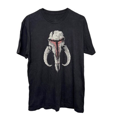 Zero Foxtrot Tee Mandalorian Star Wars Mythosaur Skull T-shirt REPRINT New