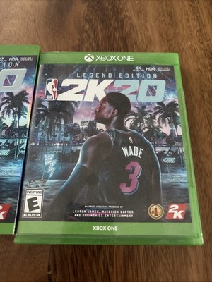 NBA 2k20 Legend Edition Dwayne Wade  Xbox One CASE AND SLIP COVER NO DISK