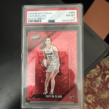 2025 Panini Black Friday Caitlin Clark Rc  01/25 (PSA 8)