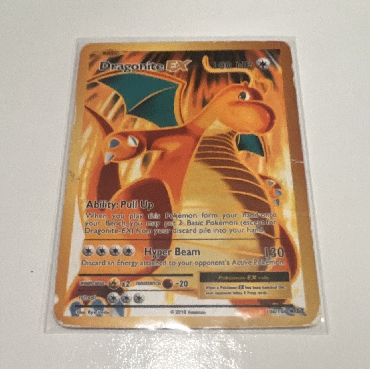 2016 Pokemon Xy Evolutions Fa/Dragonite Ex Evolutions #106 PSA 10