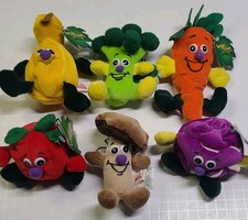 NEW TOY BOX Creations Fruit Seedies Veggie Friends w/ Tags Lot of 6 Plush