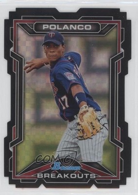 2013 Bowman Draft Scout Breakouts X-Fractor Die-Cut 30/99 Jorge Polanco 4h5