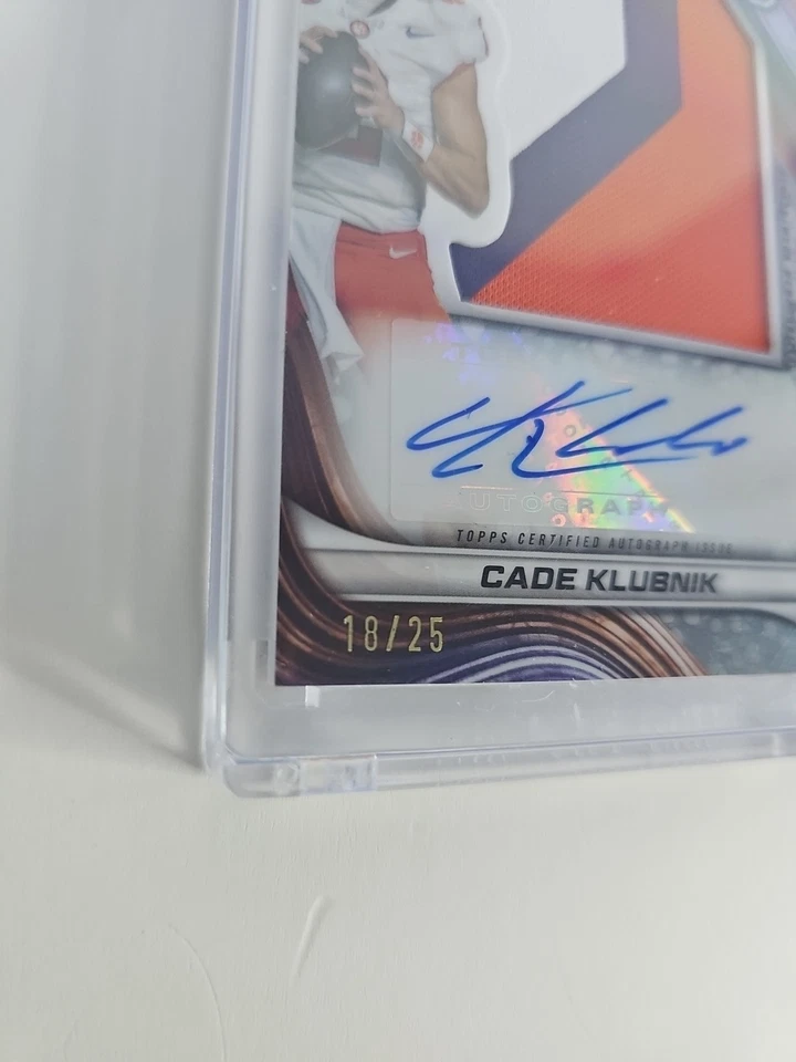 2024 Bowman University's Best - RARE Cade Klubnik Patch Auto /25 - Image 2 of 4