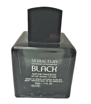 Seduction in Black A.Banderas After Shave 1.7oz NO BOX 2 PACK