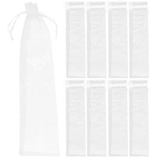 20pcs Organza Storage Bags Fan Storage Pouches Craft Wrapping Bags Gift