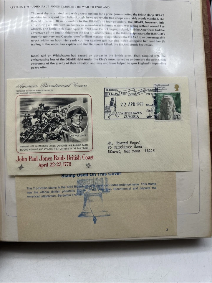 America’s Bicentennial Covers - 1777-1977 - Vintage Covers and Stamps 43 - Image 4 of 4