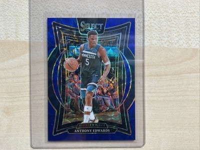 Anthony Edwards NBA 2024-25 Panini Select, Prizm Parallel #80/249