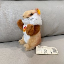 Retired Steiff Golden Hamster Plush 5" Button In Ear All Tags 071980 Pristine