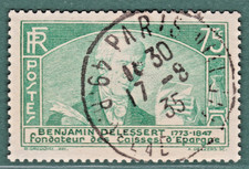 TIMBRE 1935 FRANCE CAISSES D'EPARGNE N° 303-OBL.TB-TRES BEAU CACHET-VOIR SCAN