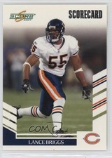 2007 Score Scorecard /750 Lance Briggs #40 0q3