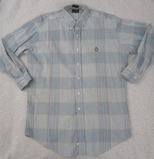 Men's Classic Fit Striped Oxford Dress Shirt Chaps By Ralph Lauren Size XL