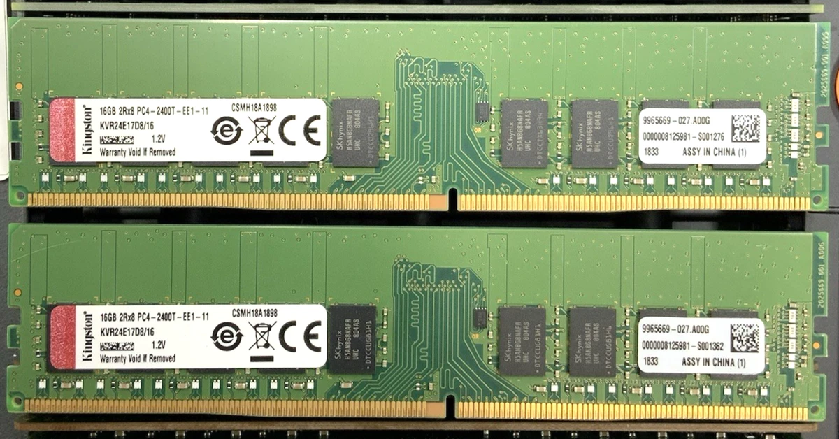 Preços baixos em 32GB DDR4-2400 RAM de Computador | eBay