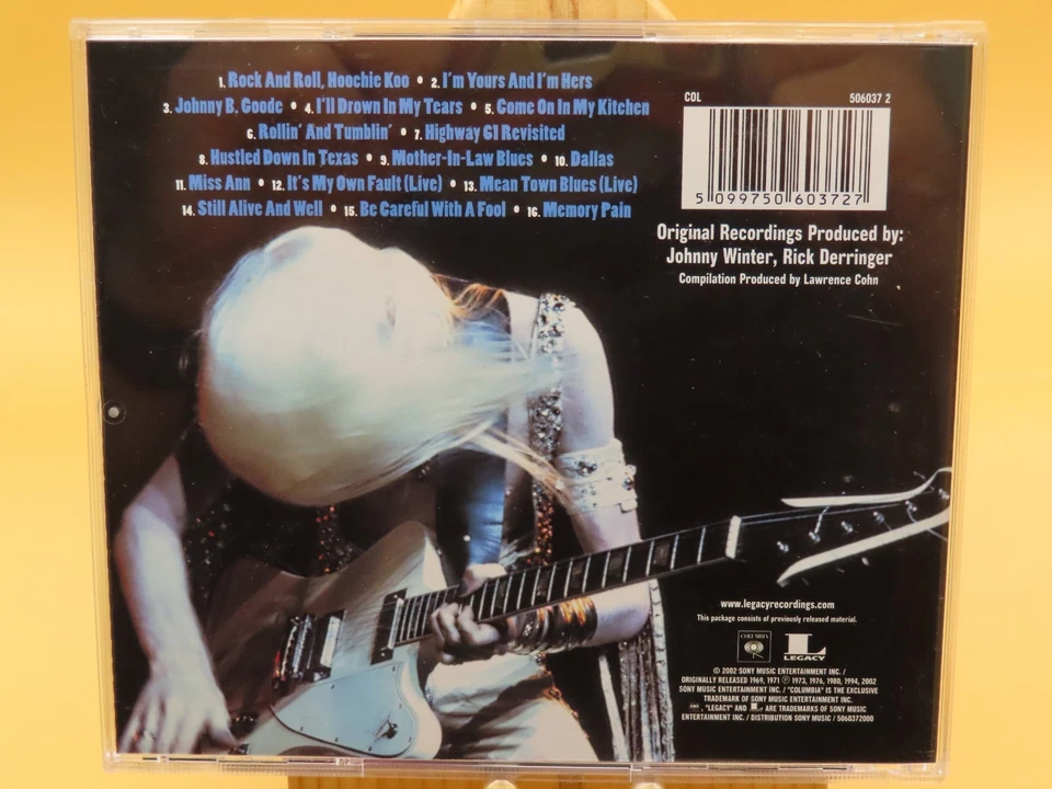 Johnny Winter - The Best Of Johnny Winter  2002 CD - Image 2 of 2
