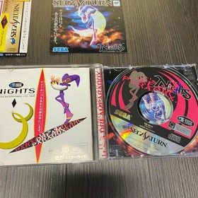 With Obi And Postcard Knights Sega Saturn JPN Vintage Limiited Edition Rare Vide