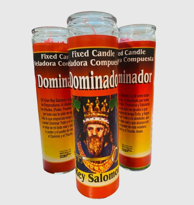 Rey Salomon Dominador Veladora Preparada Rey Salomón Dominador Vela Dominar Foto 2 de 2
