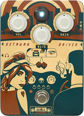 New ORANGE Getaway Driver Overdrive Pedal Overdrive Effector