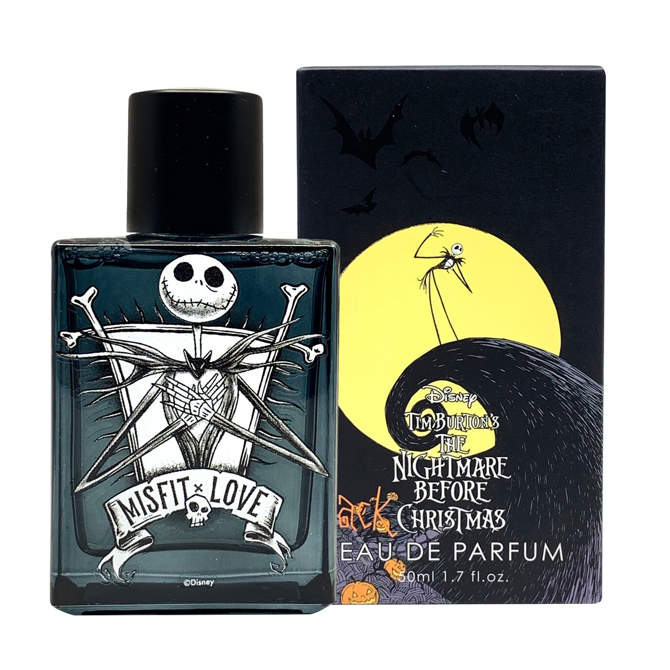2PK The Nightmare Before Christmas 50ml Fan Fragrance/Perfume Bottle