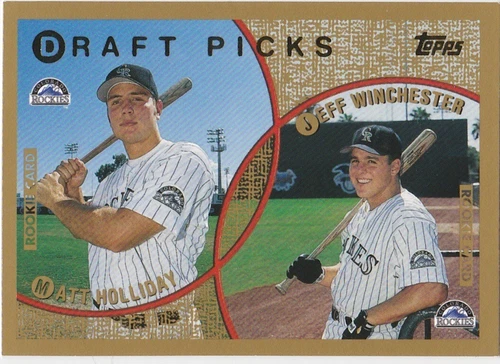 1999 Topps - Draft Picks Matt Holliday, Jeff Winchester #442 (RC)